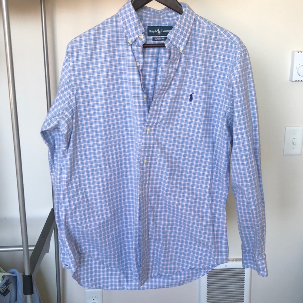 Polo Ralph Lauren button up shirt - Med - like NEW